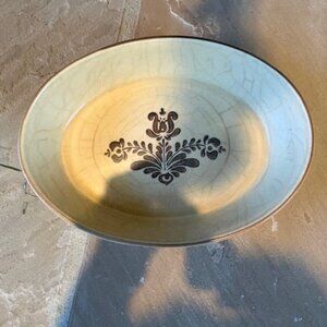 Vintage Pfaltzgraff Village 10" Stoneware Oval Casserole Baking Dish Made in USA